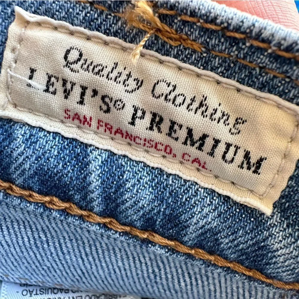 Levis premium Levi’s 512 slim taper flex jeans pants skinny‎ size 28 28x32